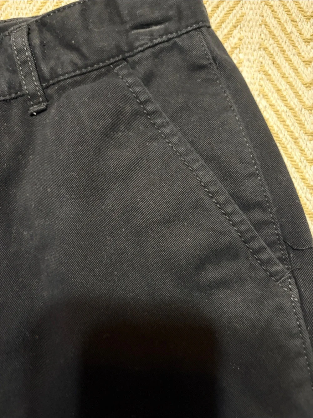 Boy’s Black Cotton Blend Shorts